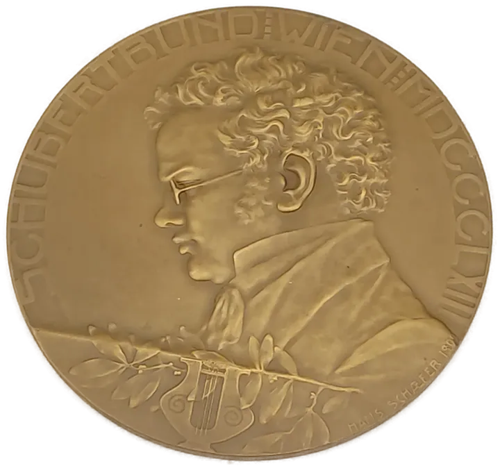 Medaille 100 Jahre Schuberbund aus dem Jahr 1963 - Bild 1