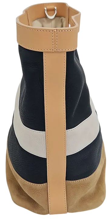 Max V. Koenig Damen Handtasche, beige/marine/weiß - mittel - Bild 2