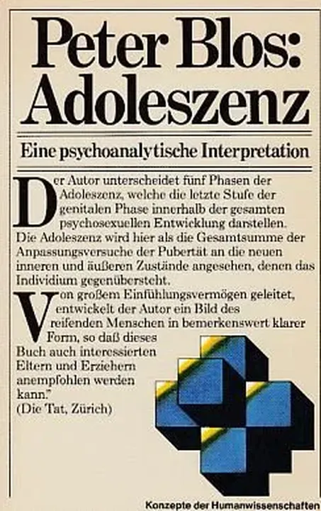 Adoleszenz - Peter Blos - Bild 1