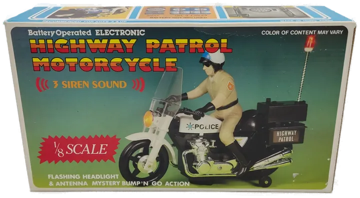 Highway Patrol Motorcycle - Vintage Toys - Bild 1