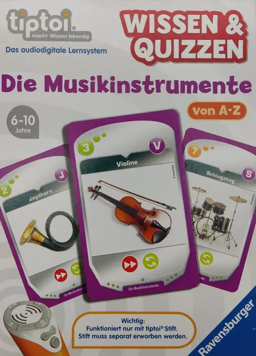 tiptoi® Wissen & Quizzen - Die Musikinstrumente von A-Z - Ravensburger - Bild 1