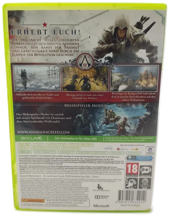 XBOX 360 Assassin's Creed III - Bild 2