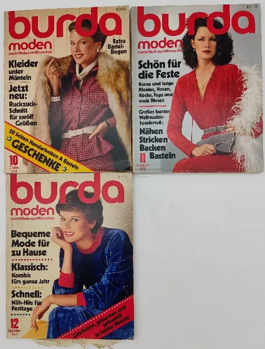 Burda Modezeitschrift 11 Hefte 1979 - Bild 3