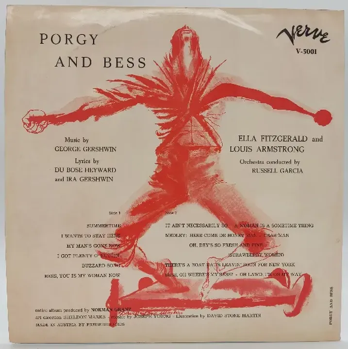 Vinyl LP - Porgy & Bess - Ella Fitzgerald, Louis Armstrong - Bild 2