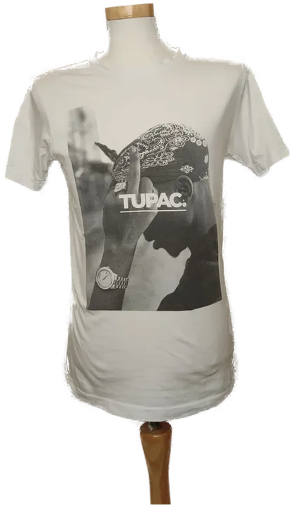 2PAC / TUPAC. Herren T-Shirt weiß Gr. S - Bild 1