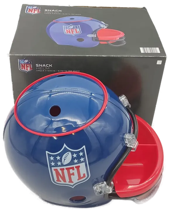 NFL Snack Helmet – Snack-Helm mit Fächern und Originalverpackung - Bild 3