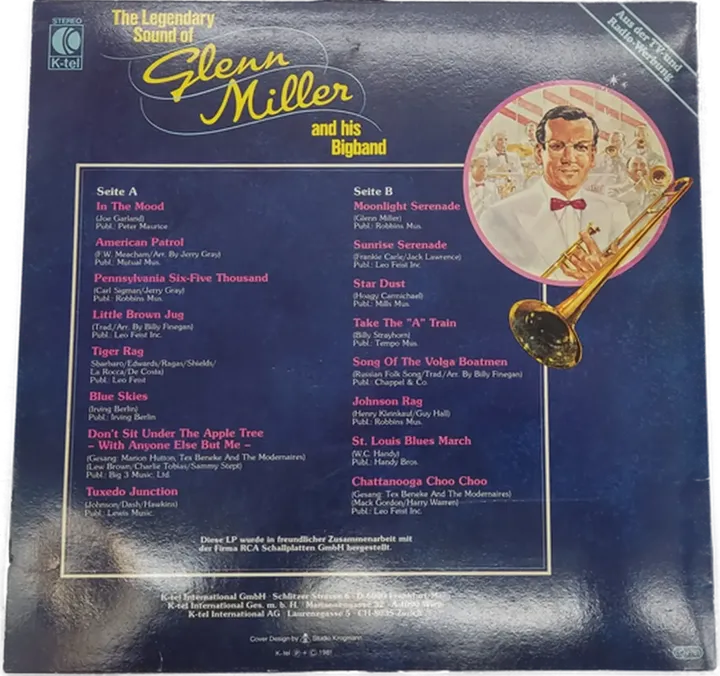 LP The Legendary Sound of Glenn Miller and his Bigband - Bild 2