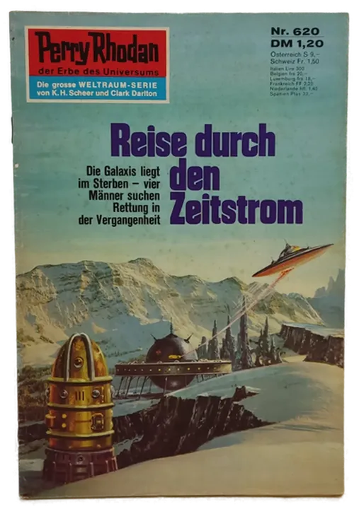 Romanheft Perry Rhodan Reise durch den Zeitstrom Erstauflage Nr.620 - Bild 2