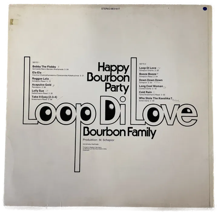 LP - Happy Bourbon Party - Loop di love - Bild 2