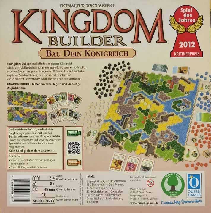 Kingdom Builder - Gesellschaftsspiel - Queen Games - Bild 2