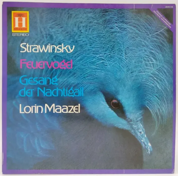 Vinyl LP - Igor Strawinsky, Lorin Maazel - Feuervogel, Gesang der Nachtigall  - Bild 1