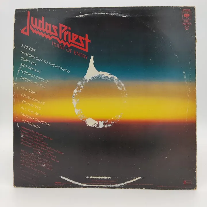Langspielplatte - Judas Priest - Point of Entry - Bild 2