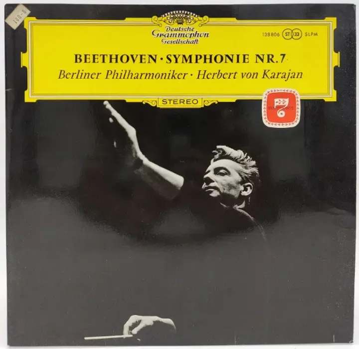 Vinyl LP - Beethoven - Berliner Philharmoniker, Herbert von Karajan - Symphonie Nr. 7 - Bild 1