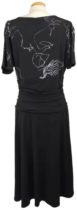 C&A Damenkleid schwarz mit silbernem Aufdruck - L/40 - Bild 2