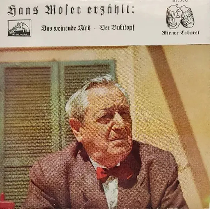  Vinyl / Single - Hans Moser – Der Bubikopf / Das weinende Kind  - Bild 1