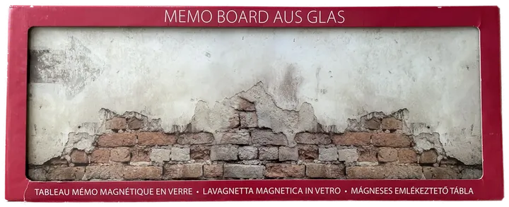 Magnetisches Memo Board aus Glas 30 cm x 77 cm - Bild 4