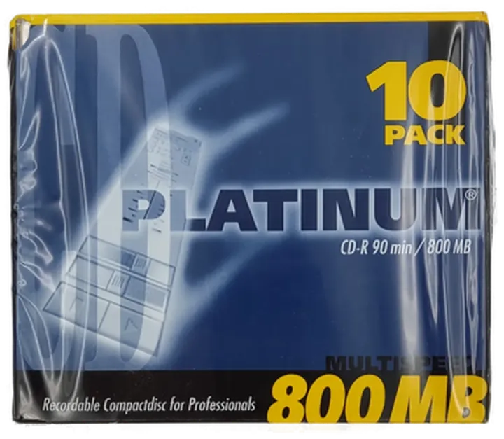 Platinum CD-R 90 Min/800 MB - 10er Pack - Bild 2