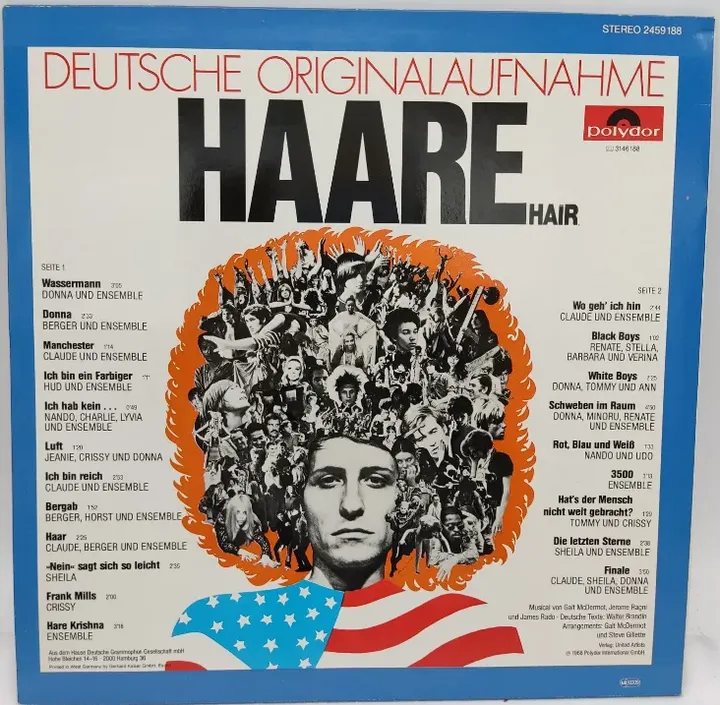 Deutsche Originalaufnahme Haare Hair - Bild 2