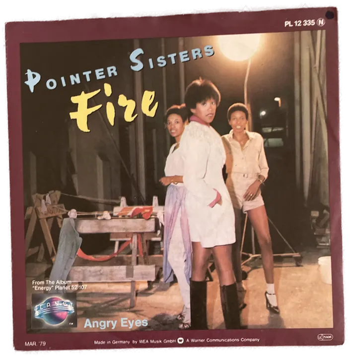 Singles Schallplatte - Pointer Sisters - Fire - Bild 1