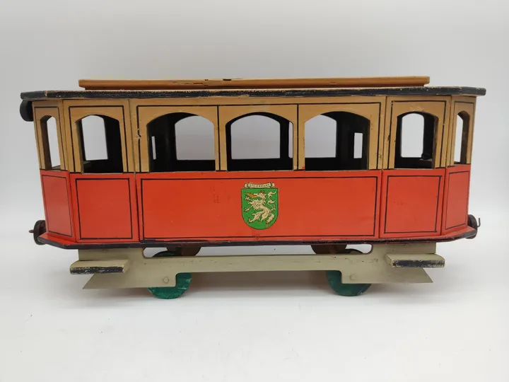 Vintage Holzbus und Straßenbahn per Hand gefertigt  - Bild 10