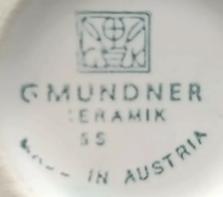 Gmundner Keramik (Buntgeflammt) - Serviettenhalter - Bild 3