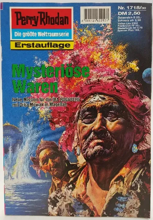 Romanheft Perry Rhodan Mysteriöse Waren Erstauflage Nr.1718 - Bild 2