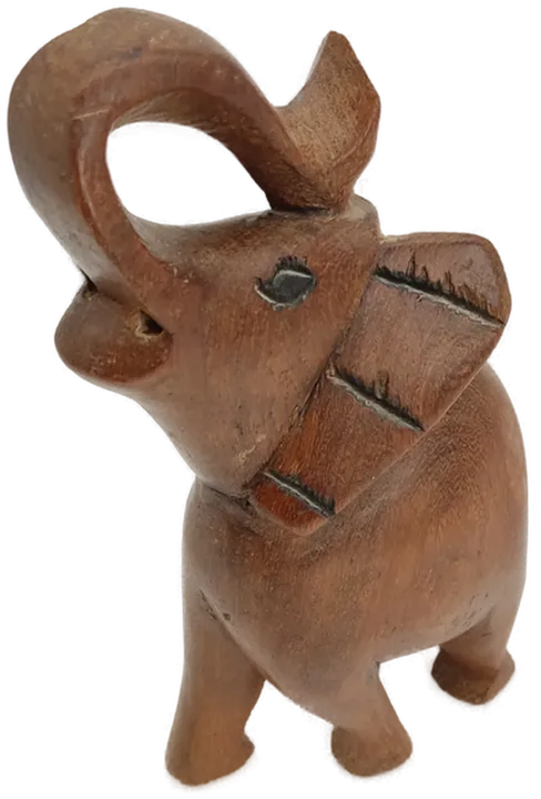 Vintage Holz Elefant Figur - Bild 2