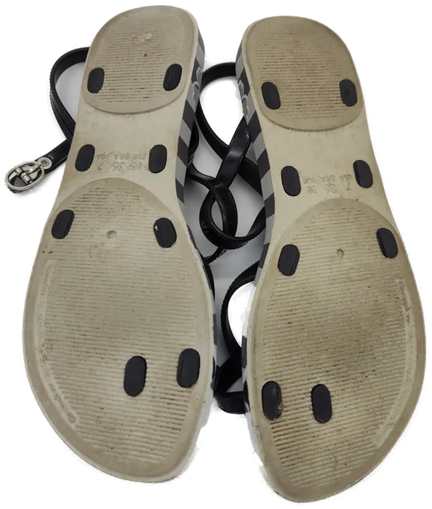 Ipanema Damen Sandalen, schwarz/grau gemustert, Größe 38 - Bild 3