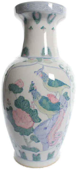  Chinesische Vase mit Famille-Rose-Dekor - Bild 1