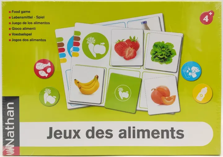 Lebensmittelspiel - Jeux des aliments, Nathan  - Bild 1