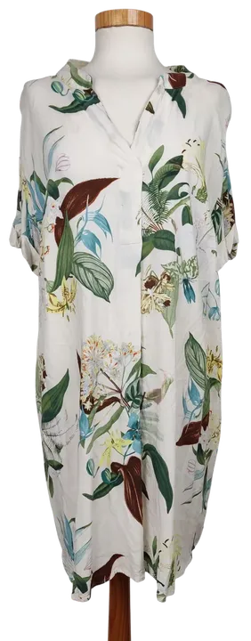 H&M Damen Midikleid, weiß - Gr. XXL  - Bild 1