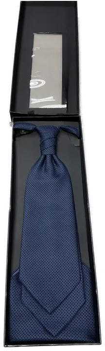 Maserhand - The Dress Code - Krawatte mit Einstecktuch - blau - Bild 4