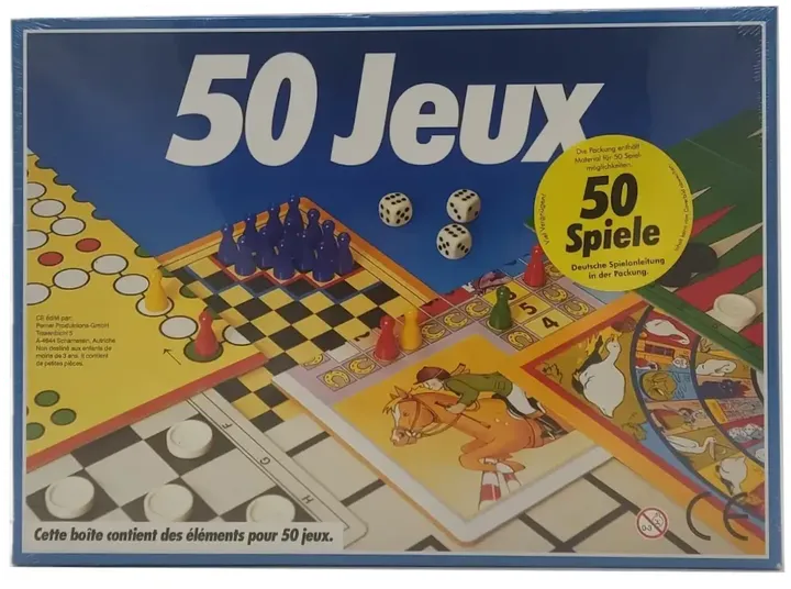 50 Jeux / Spiele Spielesammlung mit deutscher Spielanleitung - Bild 1