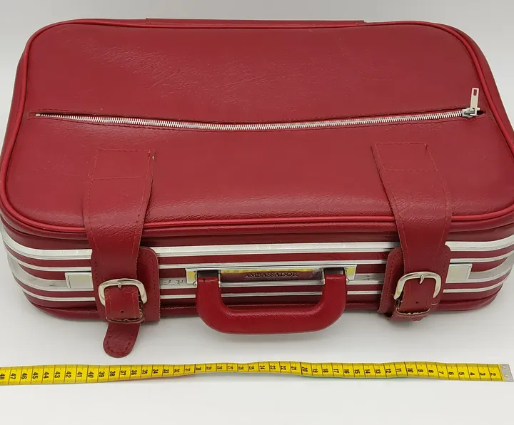 Vintage Koffer rot  - Bild 4