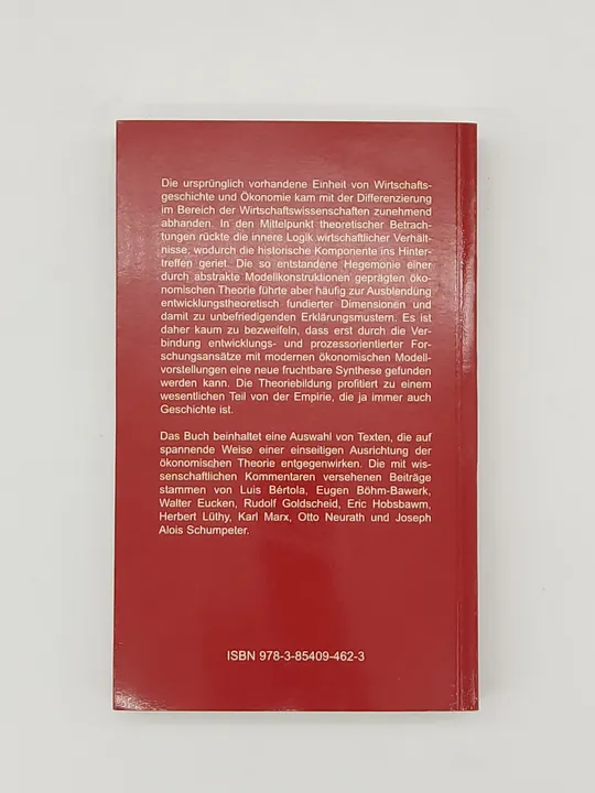 Wie viel Geschichte braucht die Ökonomie-  Herbert Matis (Herausgeber), Gerhard Senft (Herausgeber) - Bild 2