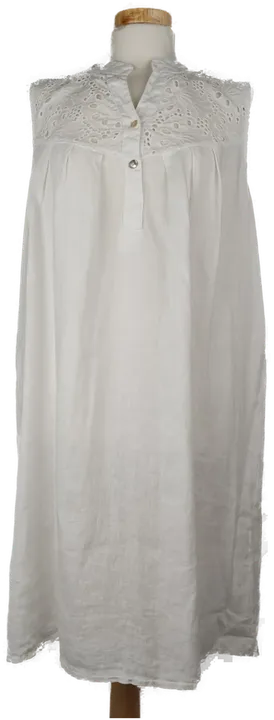  Rosemarine Damen Midikleid weiss mit Sptzendetails - M/38 - Bild 4