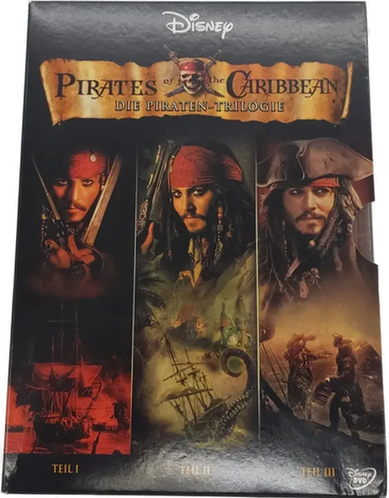 3 DVD's Disney Pirates of the Caribbean Die Piraten-Trilogie - Bild 2