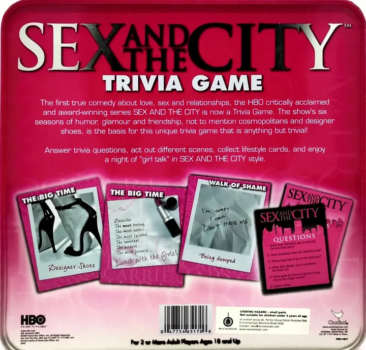 Sex and the City - Trivia Game, Cardinal Games - Bild 2