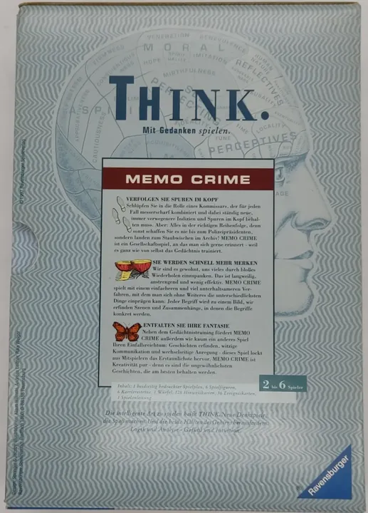 Ravensburger Brettspiel Think. Memo Crime - Bild 3