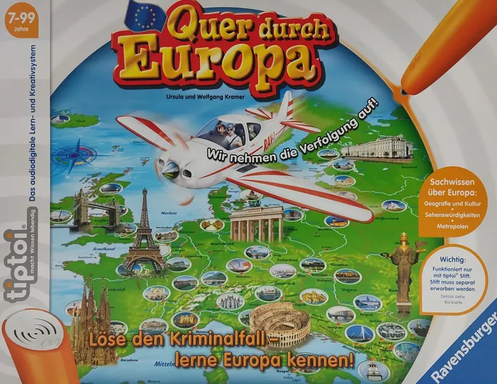 tiptoi® Quer durch Europa - Lernspiel - Ravensburger - Bild 1