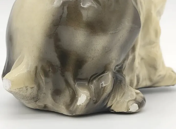 Hundestatue aus Keramik - 16cm  - Bild 3