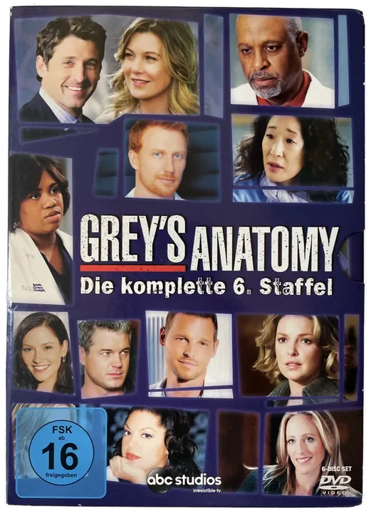 DVD - Grey´s Anatomy - die komplette 6. Staffel - Bild 1