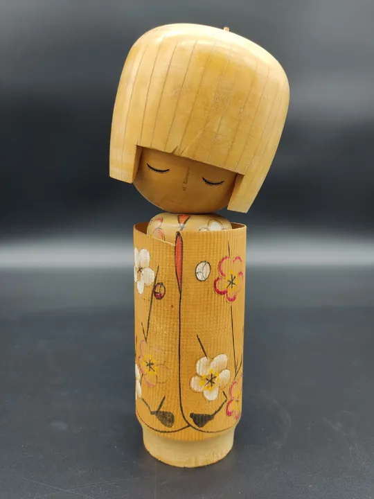 2 japanische Vintage 'kokeshi' Holzpuppen - Bild 3