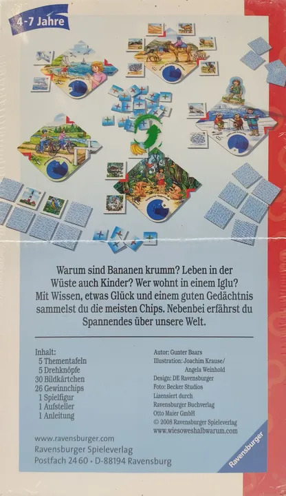 Wieso? Weshalb? Warum? Unsere Welt - Das pfiffige Wissensspiel - Ravensburger  - Bild 2