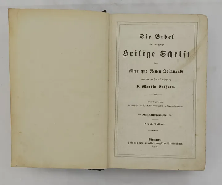 Buch - Die heilige Schrift - 1898 - Bild 2