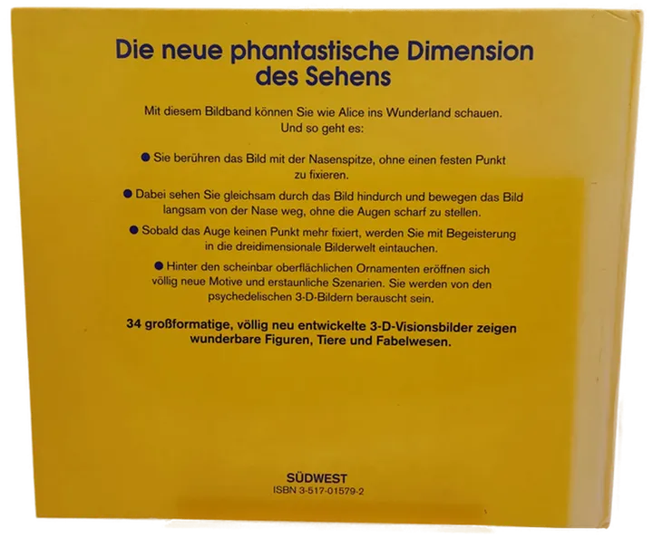 Buch Phantastische Bilder  3-D Illusionen 