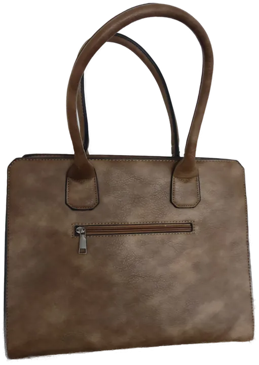 Handtasche Damen, braun, Kunstleder, - M - Bild 2