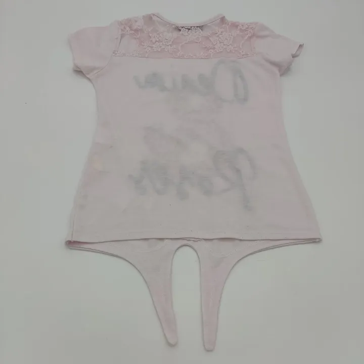 Kinderkurzarm T-Shirt rosa - 140 - Bild 2