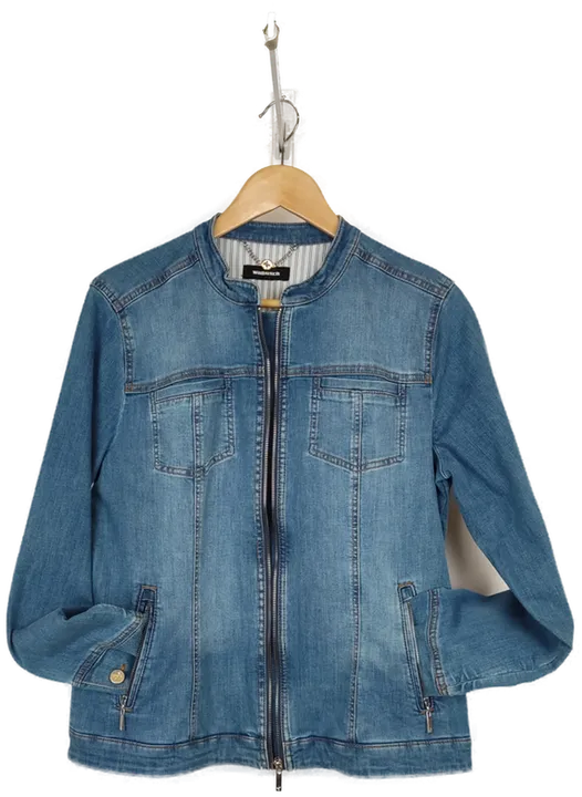 Walbusch Damen Jeans Jacke blau Gr. 42 - Bild 1