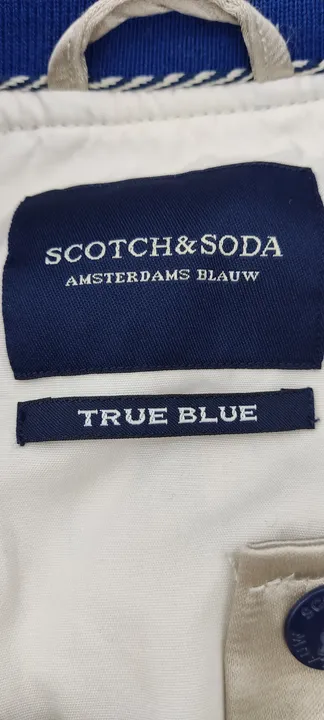 SCOTCH & SODA True Blue Damen Bomberjacke beige/blau Gr. S - Bild 2